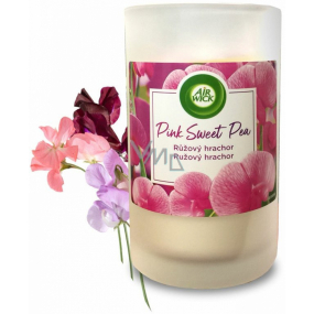 Air Wick Pink Sweet Pea - Růžový hrachor XXL vonná svíčka sklo 310 g