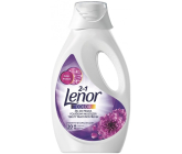 Lenor Amethyst & Floral Bouquet vůně pivoněk a planých růží Color 2v1 tekutý prací gel na barevné prádlo 20 dávek 1,1 l