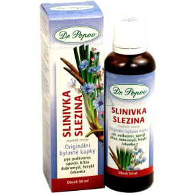 Dr. Popov Slinivka Slezina originální bylinné kapky 50 ml
