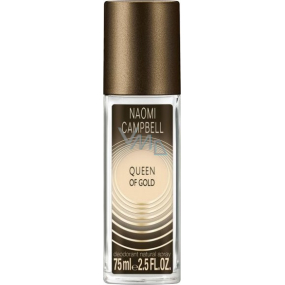 Naomi Campbell Queen of Gold parfémovaný deodorant sklo pro ženy 75 ml Tester
