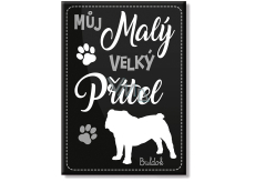 Nekupto Mazlíčci magnet Buldok 66 x 90 x 2 mm