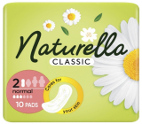 Naturella Classic Normal hygienické vložky s vůní heřmánku 10 kusů