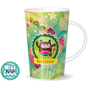 Nekupto Miss Cool Hrnek Sova Hravá & kreativní 350 ml