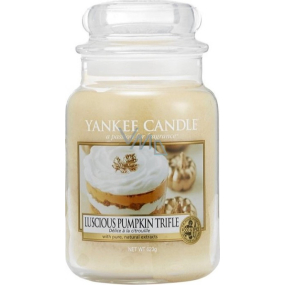 Yankee Candle Luscious Pumpkin Trifle - Lahodná dýňová pochoutka vonná svíčka Classic velká sklo 623 g
