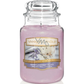 Yankee Candle Honey Lavender Gelato - Levandulová zmrzlina s medem vonná svíčka Classic velká sklo 623 g