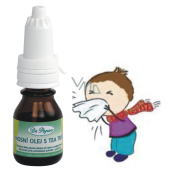 Dr. Popov Nosní Olej s Tea Tree působí příznivě při rýmě a uvolňují sliznice chrání před podrážděním pokožky 10 ml