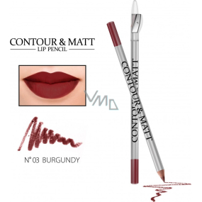 Revers Contour & Matt Lip Pencil konturovací tužka na rty 03 Burgundy 2 g