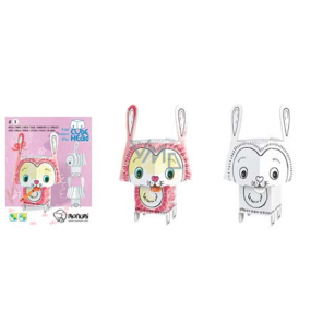 Monumi 3D Králík k vymalování +/- 24,5 cm, 5+