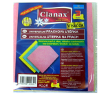 Clanax Univerzální prachová utěrka viskóza 38 x 35 cm 3 kusy