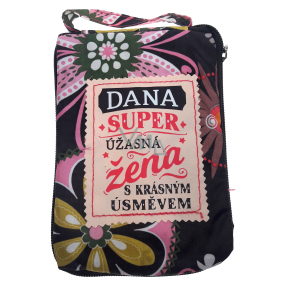 Albi Skládací taška na zip do kabelky se jménem Dana 42 x 41 x 11 cm
