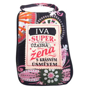Albi Skládací taška na zip do kabelky se jménem Iva 42 x 41 x 11 cm