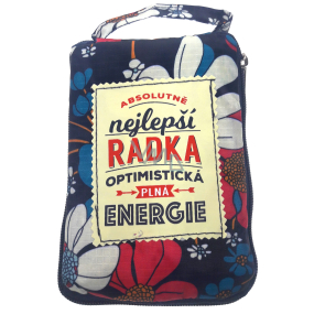 Albi Skládací taška na zip do kabelky se jménem Radka 42 x 41 x 11 cm