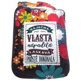 Albi Skládací taška na zip do kabelky se jménem Vlasta 42 x 41 x 11 cm