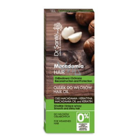 Dr. Santé Macadamia Hair Makadamový olej a keratin vlasový olej pro oslabené vlasy 50 ml