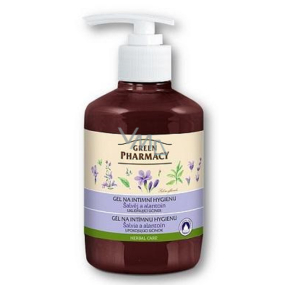 Green Pharmacy Šalvěj a Allantoin gel na intimní hygienu uklidňující účinek 370 ml