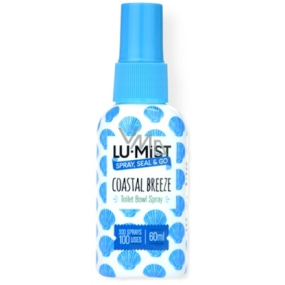 Lu-Mist Coastal Breeze sprej do záchodové mísy osvěžovač, rozprašovač 100 použití 60 ml