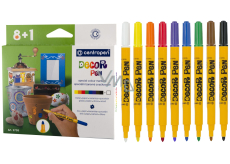 Centropen Značkovače speciální na kov, sklo, plast, keramiku, kámen 8 + 1 kus