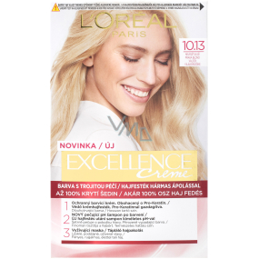 Loreal Paris Excellence Creme barva na vlasy 10.13 Nejsvětlejší pravá blond