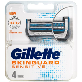 Gillette SkinGuard Sensitive náhradní hlavice pro muže 4 kusy