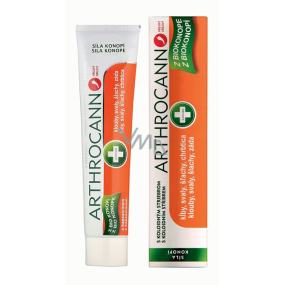 Annabis Arthrocann hřejivý konopný gel s koloidním stříbrem na klouby, šlachy svaly a záda 75 ml