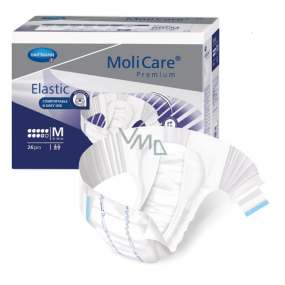 MoliCare Premium Elastic L 115 - 145 cm, 9 kapek inkontinenční kalhotky pro střední až těžký stupeň inkontinence 24 kusů