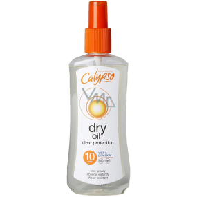 Calypso Dry Oil SPF10 olej na opalování 200 ml