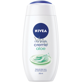 Nivea Creme Aloe pro pocit hydratované pokožky pečující sprchový gel 250 ml