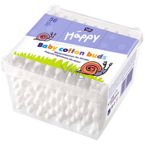 Bella Happy Baby 100% přírodní bavlna vatové tyčinky 56 kusů