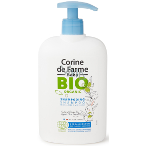 Corine de Farme Baby Bio Organic Olivové lístky šampon na vlasy pro děti dávkovač 500 ml