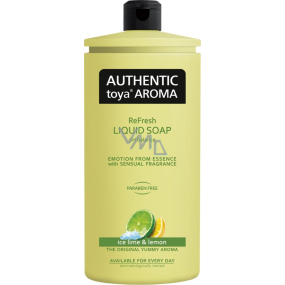 Authentic Toya Aroma Ice Lime & Lemon tekuté mýdlo náhradní náplň 600 ml