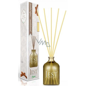 Cimen Jest Santalové dřevo aroma difuzér s přírodními ratanovými tyčinkami pro postupné uvolňování vůně 100 ml