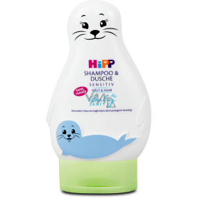 HiPP Babysanft Šampon vlasy a tělo Lachtan pro děti 200 ml