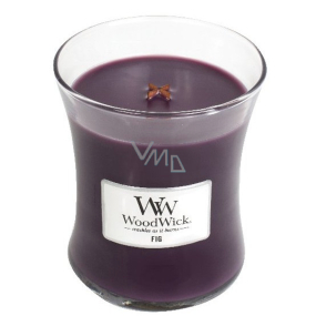 WoodWick Fig - Fík vonná svíčka s dřevěným knotem a víčkem sklo střední 275 g
