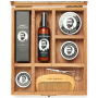Percy Nobleman Olejový kondicionér na vousy 100 ml + šampon na vousy 100 ml + balzám na vousy 65 ml + stylingový vosk 50 ml + vosk na vousy 30 g + nůžky + hřeben, péče o vousy pro muže