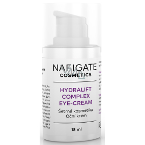 Nafigate Cosmetics HydraLift Complex oční krém redukuje nedokonalosti očního okolí 15 ml
