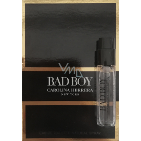 Carolina Herrera Bad Boy toaletní voda pro muže 1,5 ml s rozprašovačem, vialka