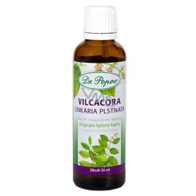 Dr. Popov Vilcacora (Uňa de Gato) originální bylinné kapky podporuje imunitu a zdravý stav kloubů doplněk stravy 50 ml