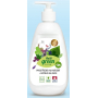 Real Green Clean 2v1 prostředek na nádobí a mýdlo na ruce dávkovač 500 g + Real Green Clean jemné tekuté mýdlo ve veganské kvalitě 500 g, dárková sada