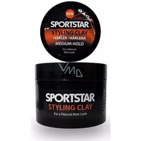 Sportstar Styling Clay modelovací jíl na vlasy, střední fixace 50 ml