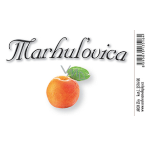 Arch Samolepka Marhulovica velká etiketa 8,5 x 5,5 cm SK