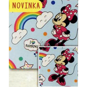 Nekupto Dárkový balicí papír 70 x 200 cm Vánoční Minnie Mouse 1 role BLI 046
