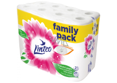 Linteo Care & Comfort toaletní papír bílý 158 útržků 2 vrstvý a 19 m, 24 rolí
