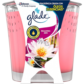 Glade Relaxing Zen - Japonská zahrada vonná svíčka ve skle doba hoření až 32 hodin 129 g