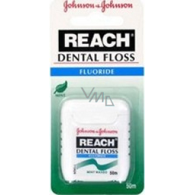 Listerine Reach Mentol voskovaná dentální nit 50 m