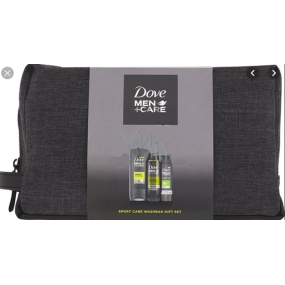 Dove Men + Care Extra Fresh sprchový gel 250 ml + antiperspirant deodorant sprej 150 ml + sprchová pěna 200 ml + etue, kosmetická sada