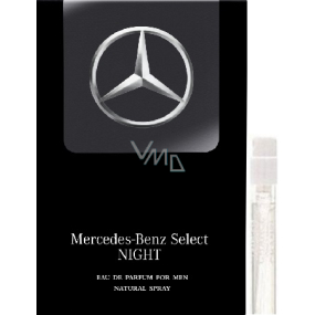 Mercedes-Benz Select Night parfémovaná voda pro muže 1 ml s rozprašovačem, vialka
