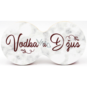Nekupto Dvojtácek korkový podtácek Vodka a džus 19 x 9,5 x 0,3 cm