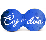 Nekupto Dvojtácek korkový podtácek Čaj pro dva 19 x 9,5 x 0,3 cm