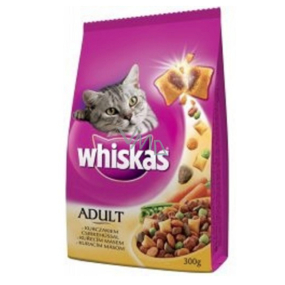 Whiskas Junior s drůbeží příchutí kompletní krmivo pro dospělé kočky 300 g gran.