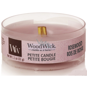 WoodWick Rosewood - Palisandr vonná svíčka s dřevěným knotem petite 31 g